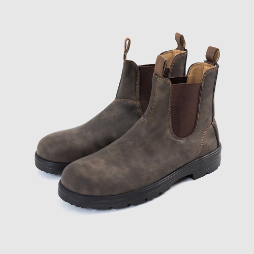 GO95 인웨스 누벅 첼시 부츠 | 브라운