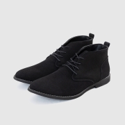 GO98 나오 처가 웨스턴 스웨이드 부츠 | 블랙