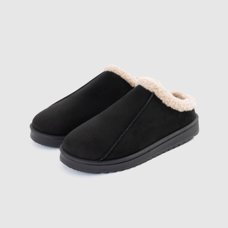 GO101 일케 숏 퍼 방한 부츠 | 블랙