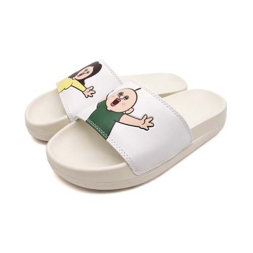 빵빵이 옥지 투게더 슬리퍼 | 화이트