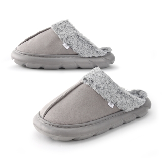 알파슈 스웨이드 방한슬리퍼 | 그레이