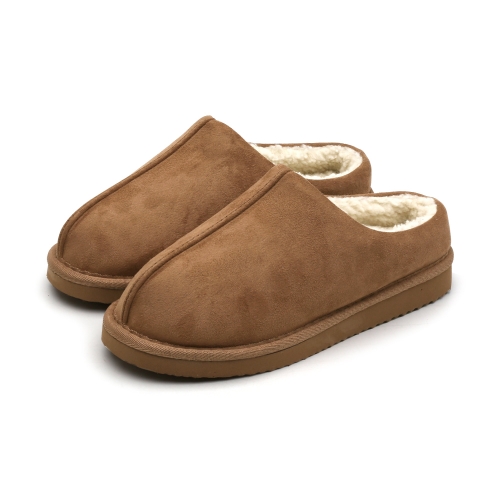 웰튼 스웨이드 방한 슬리퍼 | 브라운