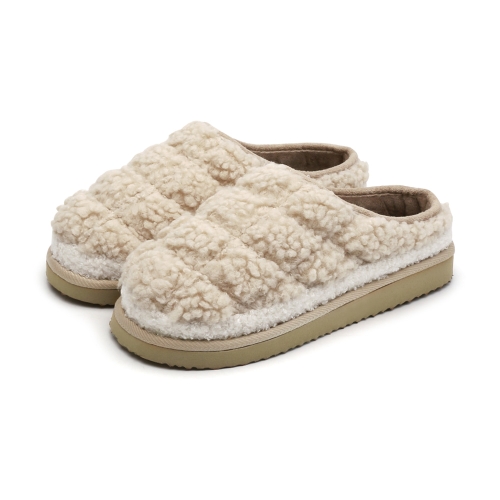 로드워크 뽀글2 방한 슬리퍼 | 베이지