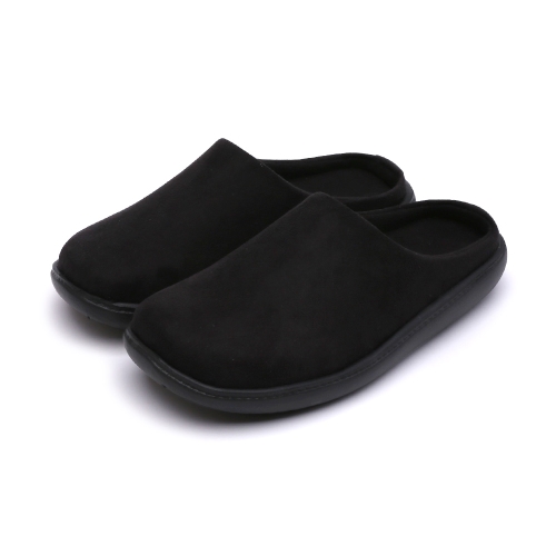 웨이드 스웨이드 슬리퍼 | 블랙