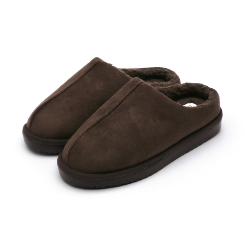 웰튼 스웨이드 방한 슬리퍼 | 초코