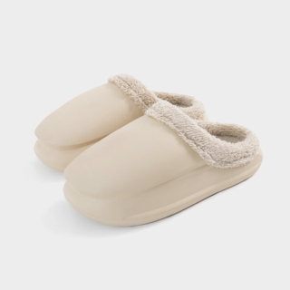 GO93 리피나 러버 털 슬리퍼 | 베이지