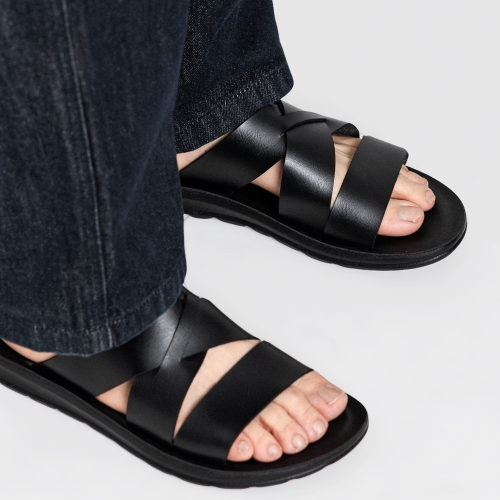 MONO3 피르잔 컴포트 슬라이드 | 블랙