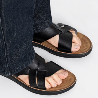 MONO5 바르샤바 2WAY 스트랩 샌들 블랙