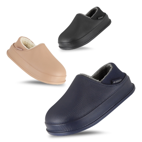 PWX 밴딩홀 여성 남성 캠핑용 방한슈즈 털슬리퍼