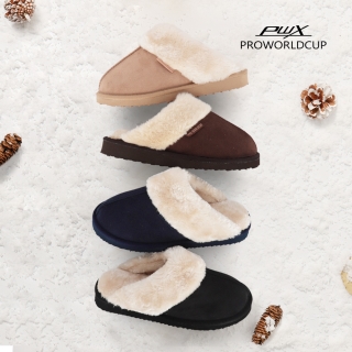 PWX 레빗털 여성 남성 커플 인도어 아웃도어 털방한슬리퍼