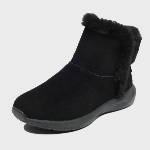 스카이 소가죽 앵클 퍼부츠